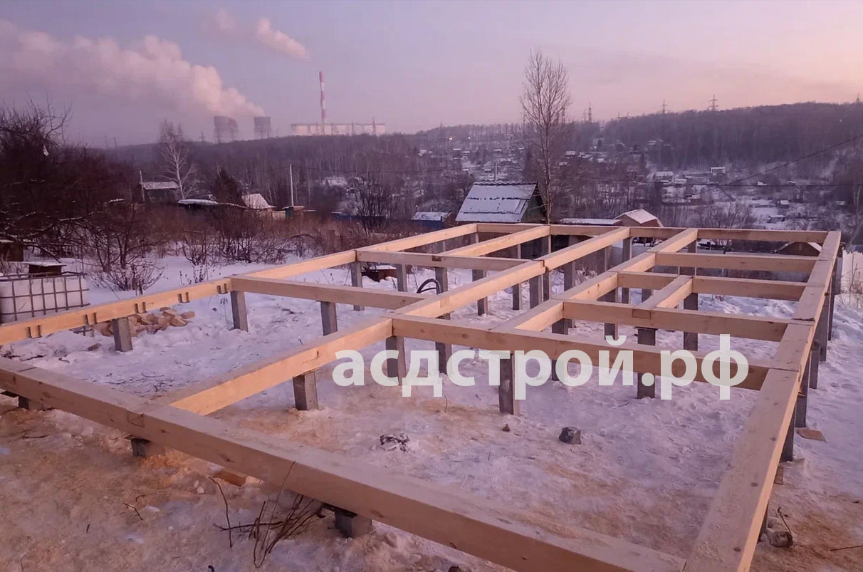Сборка сруба