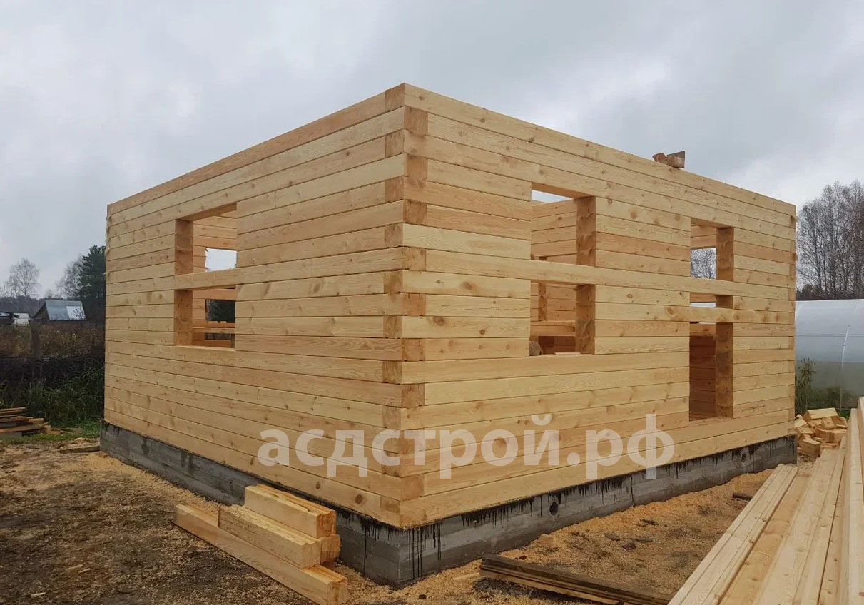 Сборка сруба